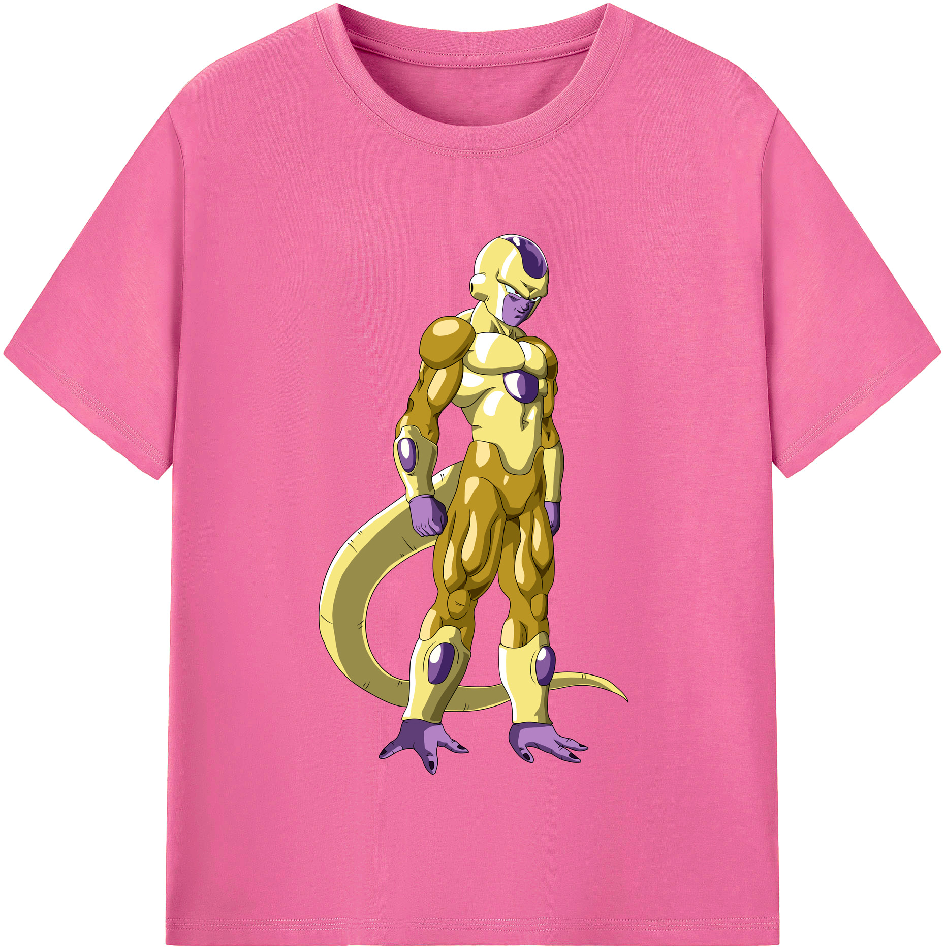 （画像用） ドラゴンボール フリーザ DRAGON BALL Frieza レディースカジュアルプリントTシャツ（綿100％）